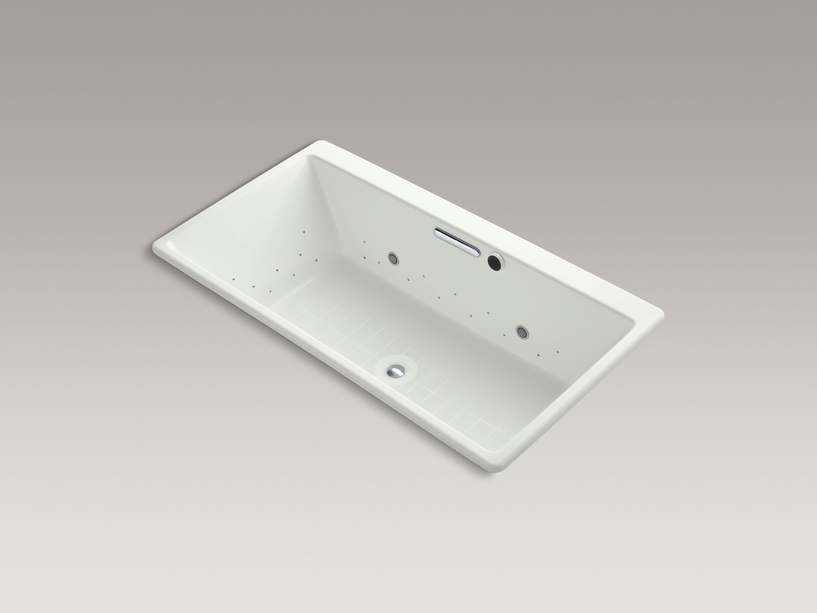 8495-r-ve-66-5-16-x-36-drop-in-bubblemassage-air-bath-with-chromatherapy-and-polished-chrome-airjet-finish-9.jpg Rêve® 66-5/16" x 36" drop-in BubbleMassage™ air bath with chromatherapy and Polished Chrome airjet finish
