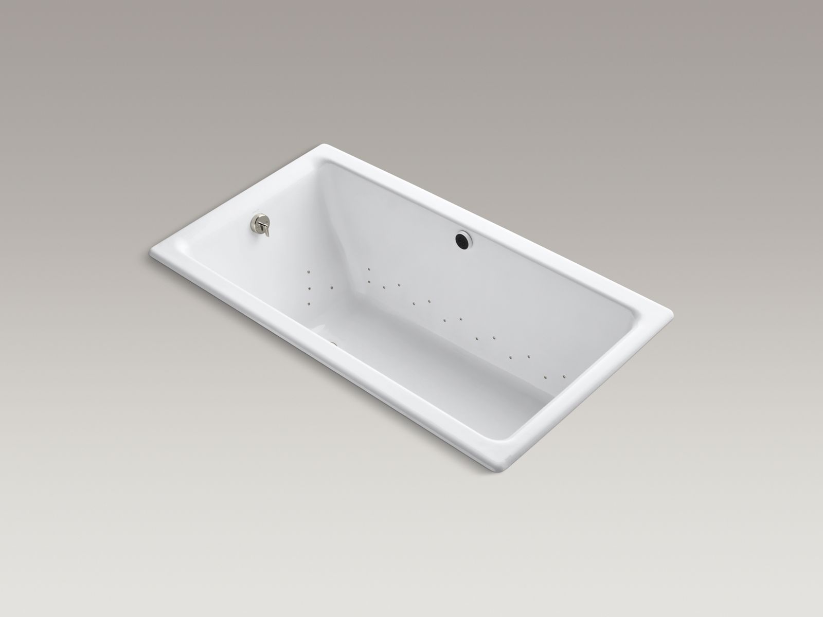 Kathryn(R) 66" x 36" drop-in BubbleMassage(TM) Air Bath with Vibrant(R) Polished Nickel airjet color finish