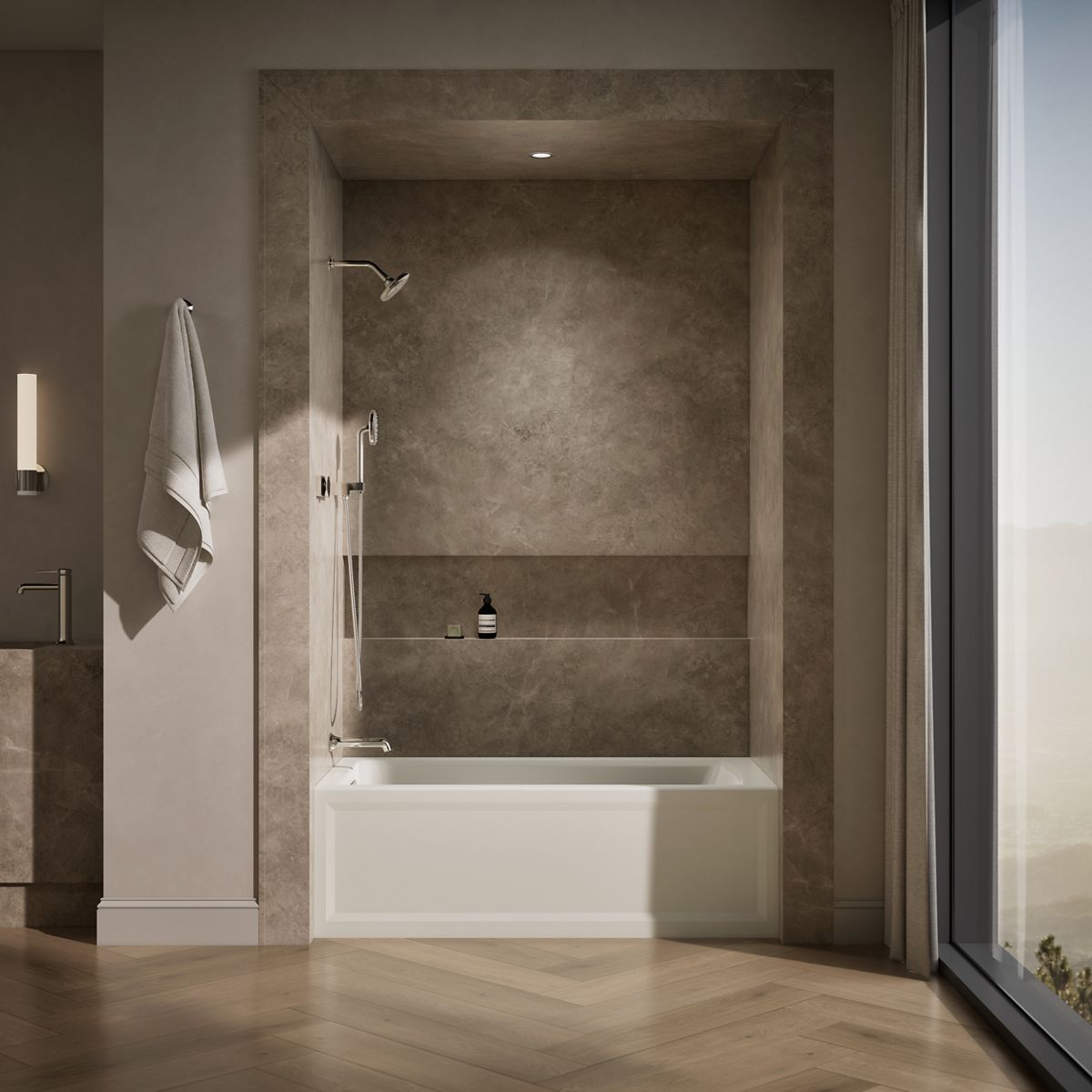 8710-archer-60-x-32-alcove-bath-left-drain-24.jpg Archer® 60" x 32" alcove bath, left drain