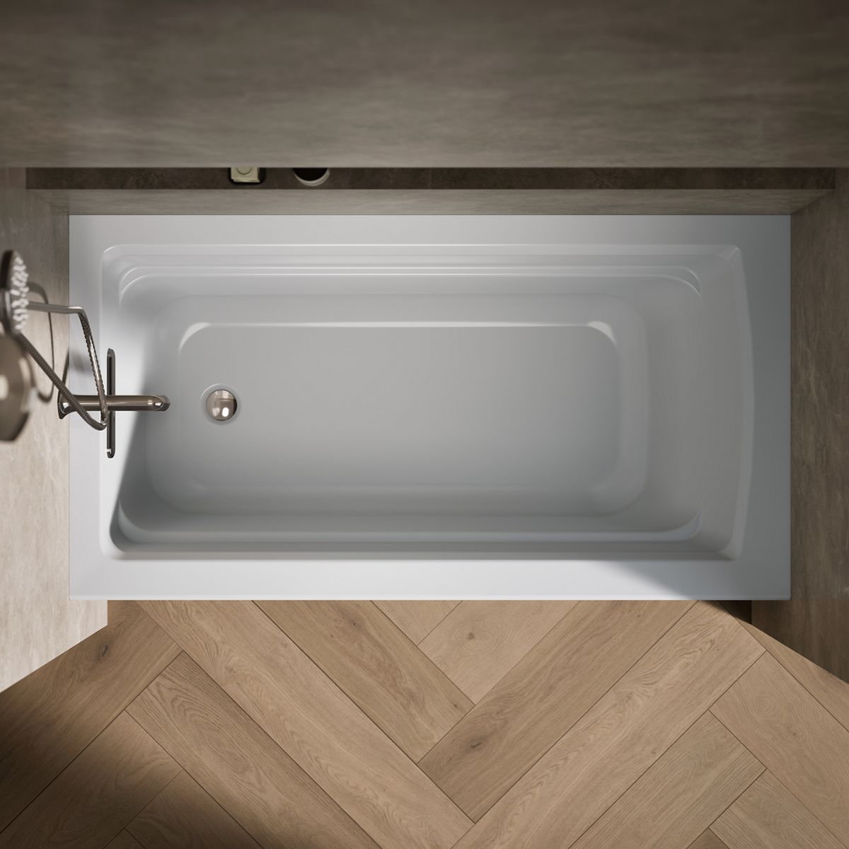 8710-archer-60-x-32-alcove-bath-left-drain-35.jpg Archer® 60" x 32" alcove bath, left drain