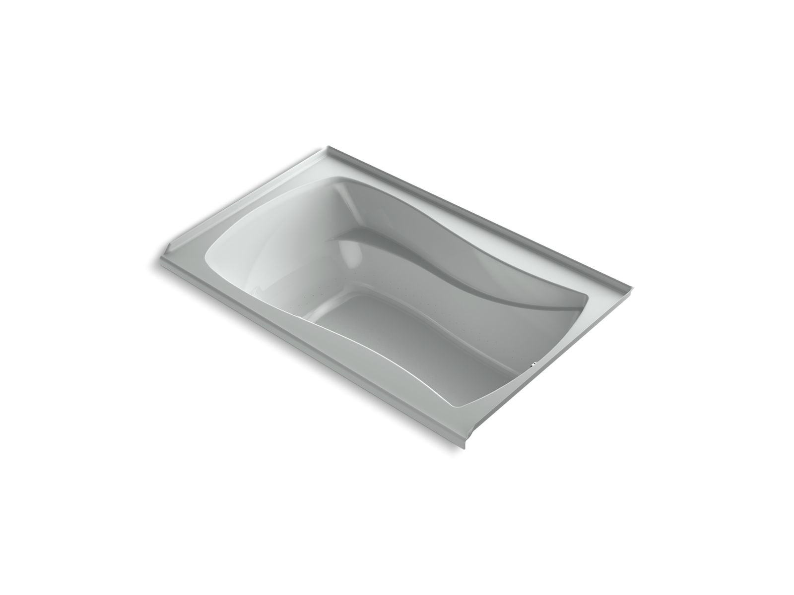 8758-mariposa-60-x-36-alcove-bubblemassage-air-bath-with-bask-heated-surface-integral-flange-and-right-hand-drain-3.jpg Mariposa® 60" x 36" alcove BubbleMassage™ air bath with Bask® heated surface, integral flange, and right-hand drain