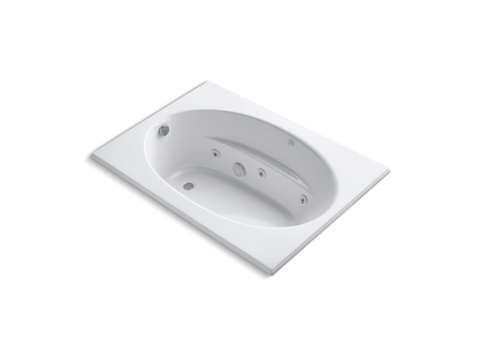 Windward® 60" x 42" drop-in whirlpool with custom pump location
