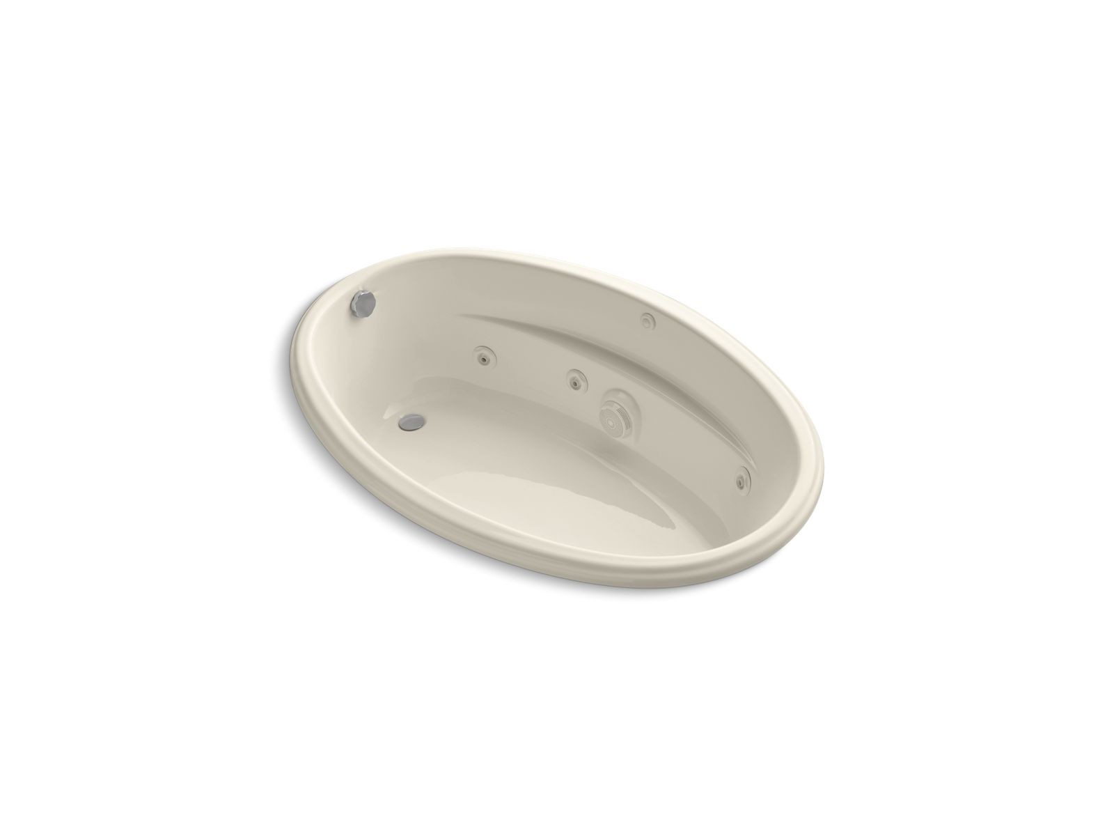 6040 60" x 40" drop-in whirlpool bath