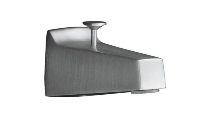 Wall-mount diverter Roman bath spout