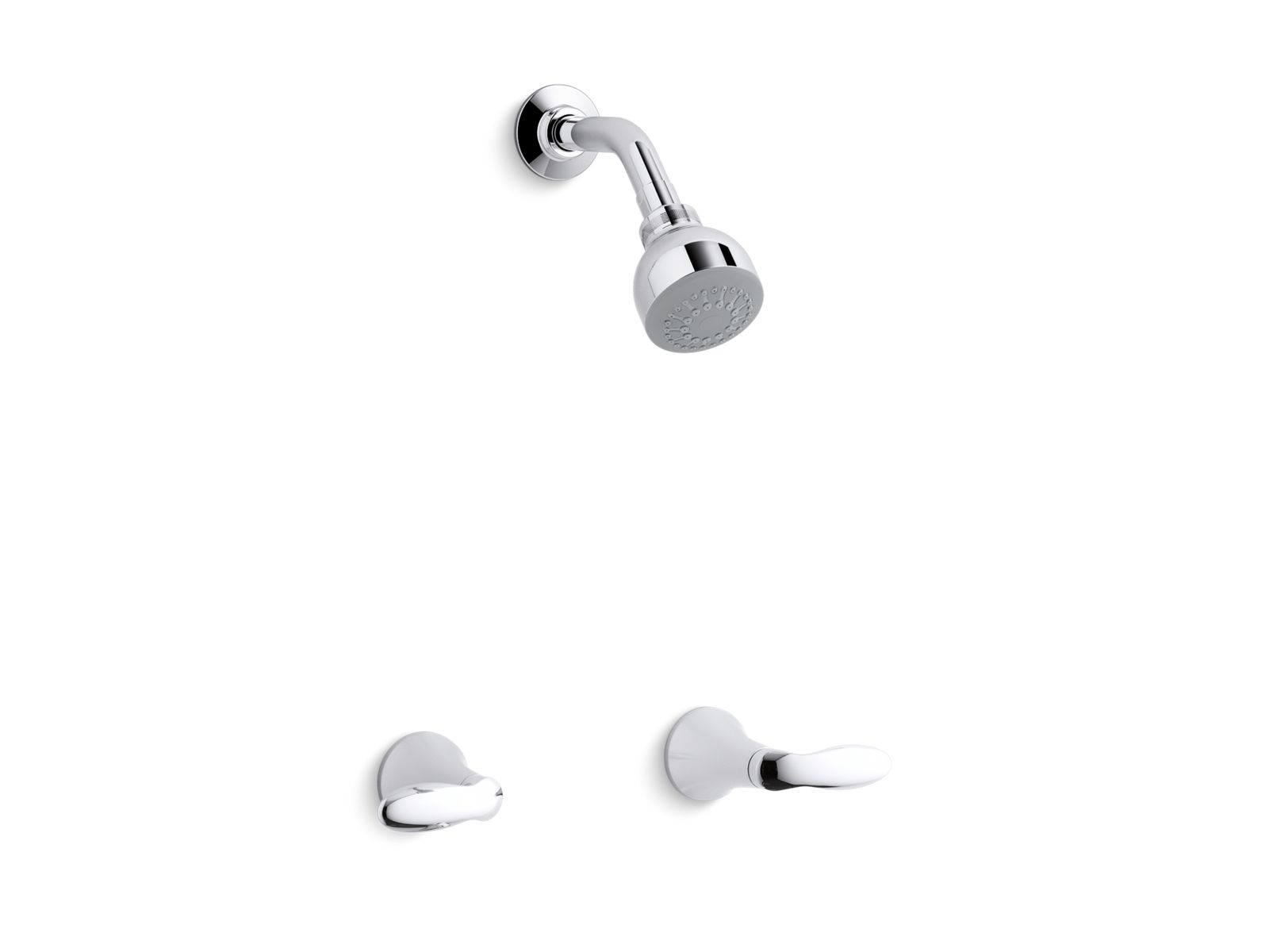 Coralais® Shower faucet trim with lever handles, valve not included