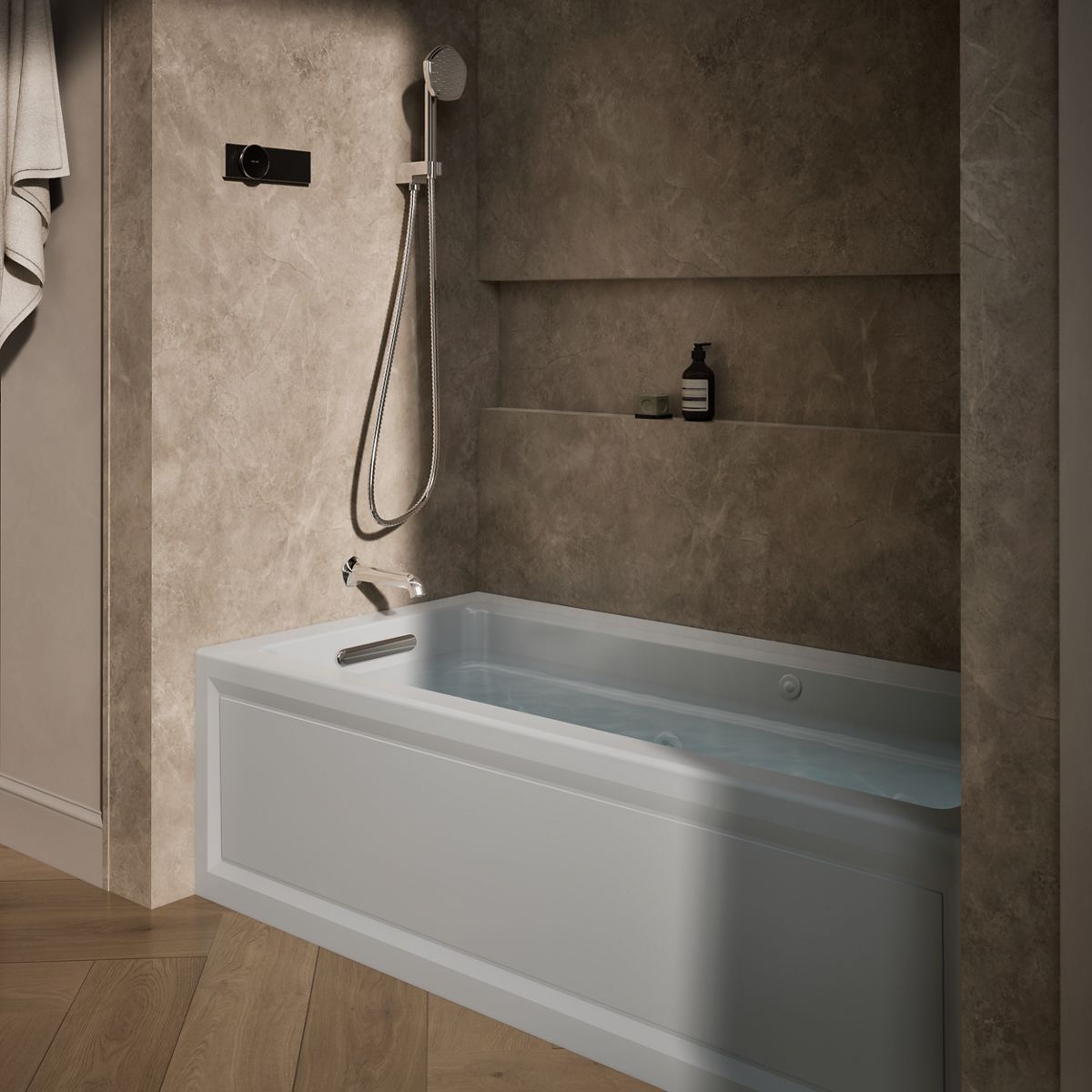 8968-archer-66-x-32-alcove-heated-bubblemassage-air-bath-and-whirlpool-left-drain-10.jpg Archer® 66" x 32" alcove Heated BubbleMassage™ air bath and whirlpool, left drain