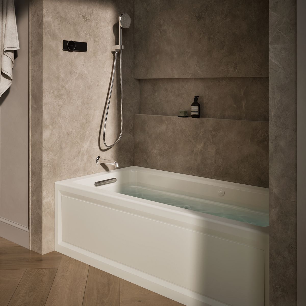 8968-archer-66-x-32-alcove-heated-bubblemassage-air-bath-and-whirlpool-left-drain-11.jpg Archer® 66" x 32" alcove Heated BubbleMassage™ air bath and whirlpool, left drain