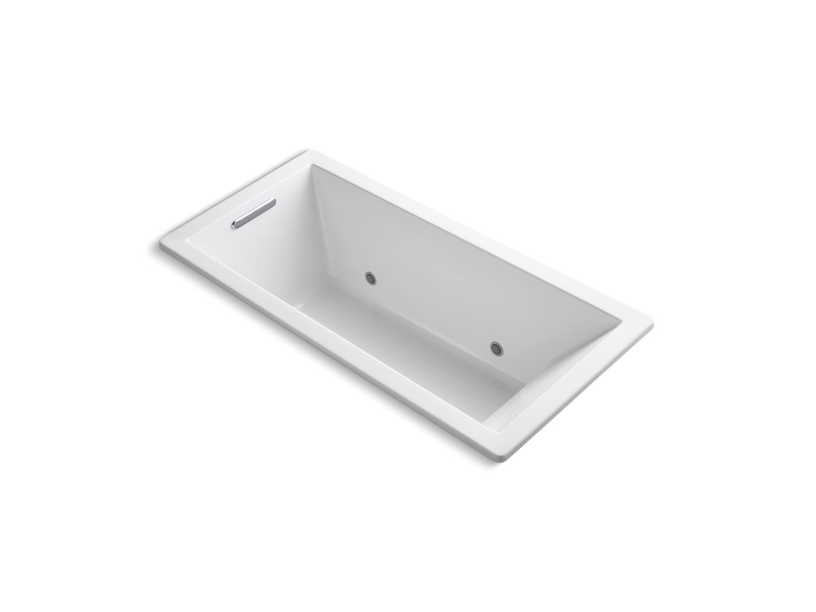 Underscore® 66" x 32" drop-in VibrAcoustic® bath with Bask® heated surface and chromatherapy