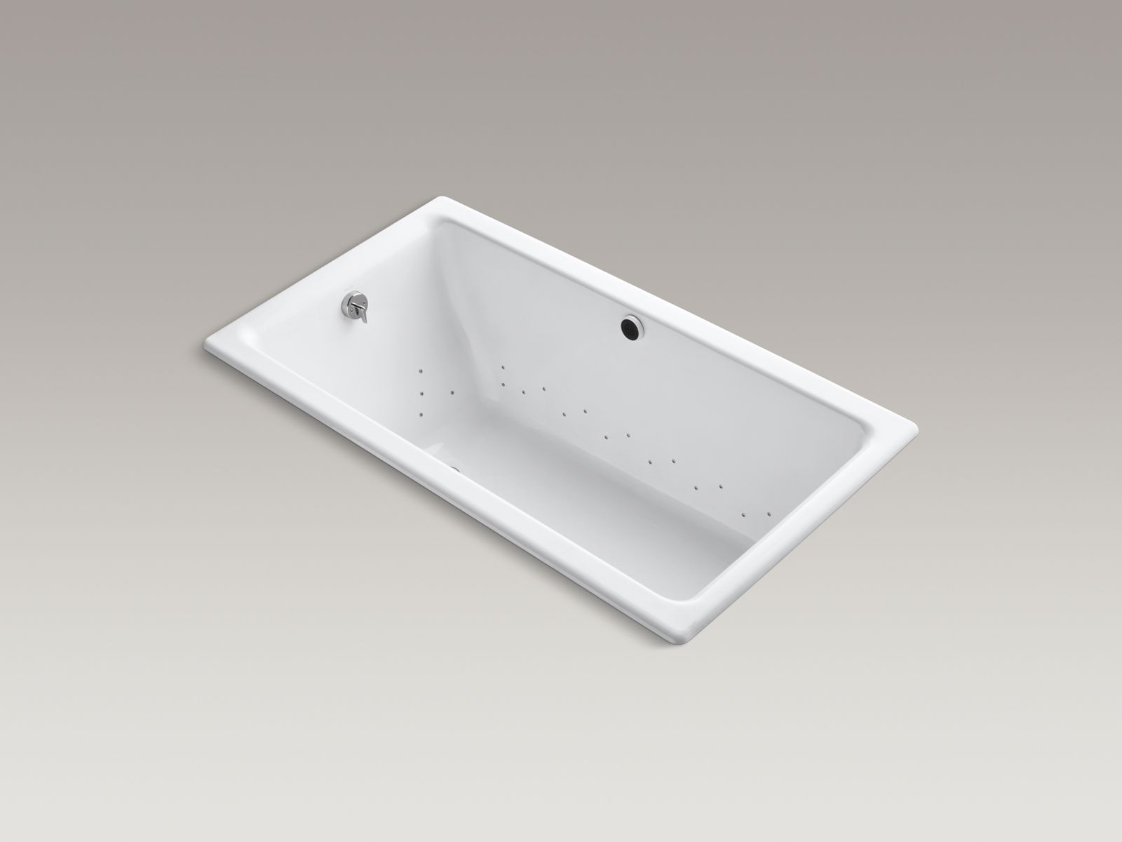 Kathryn(R) 66" x 36" drop-in BubbleMassage(TM) Air Bath with Polished Chrome airjet color finish