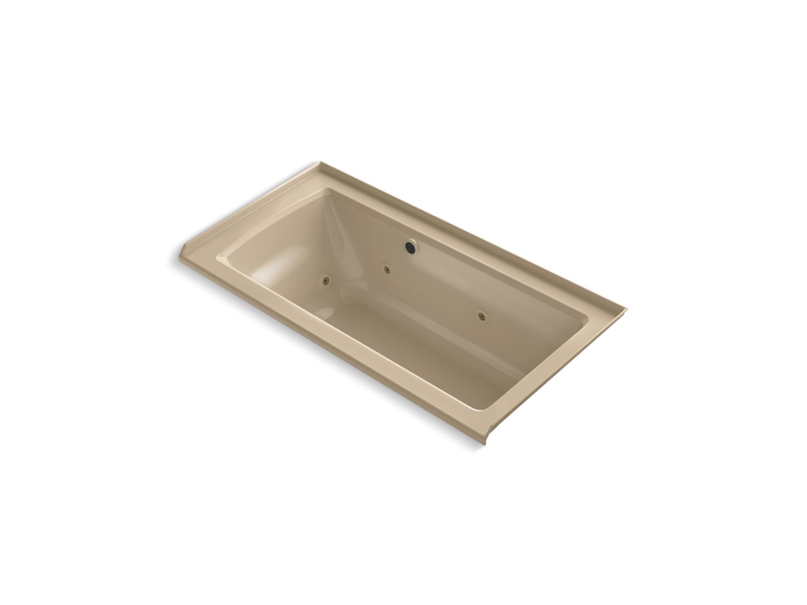 9174-archer-60-x-30-alcove-whirlpool-bath-with-bask-heated-surface-right-drain-2.jpg Archer® 60" x 30" alcove whirlpool bath with Bask® heated surface, right drain