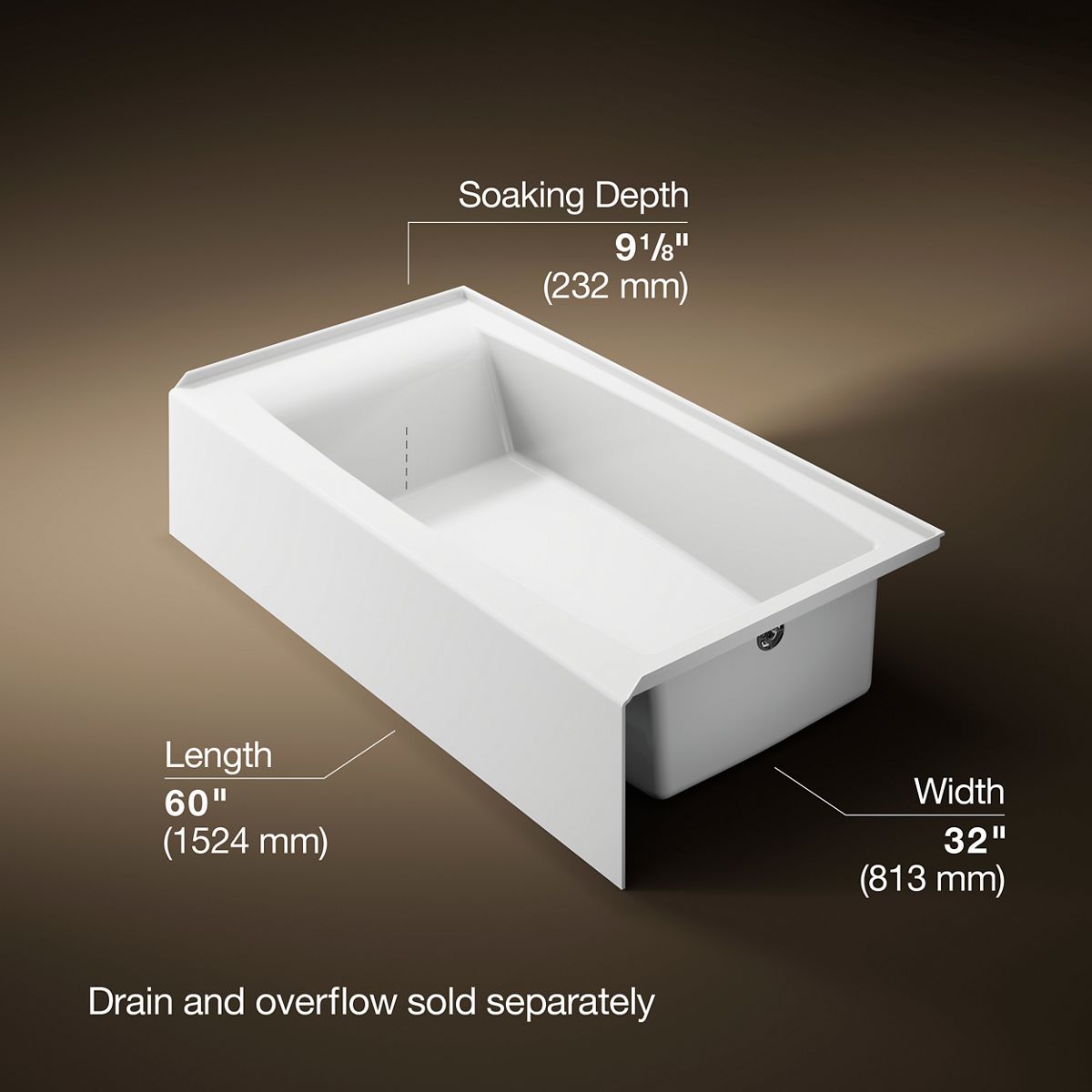 9294-entity-60-x-32-alcove-bath-with-right-drain-3.jpg Entity® 60" x 32" alcove bath with right drain