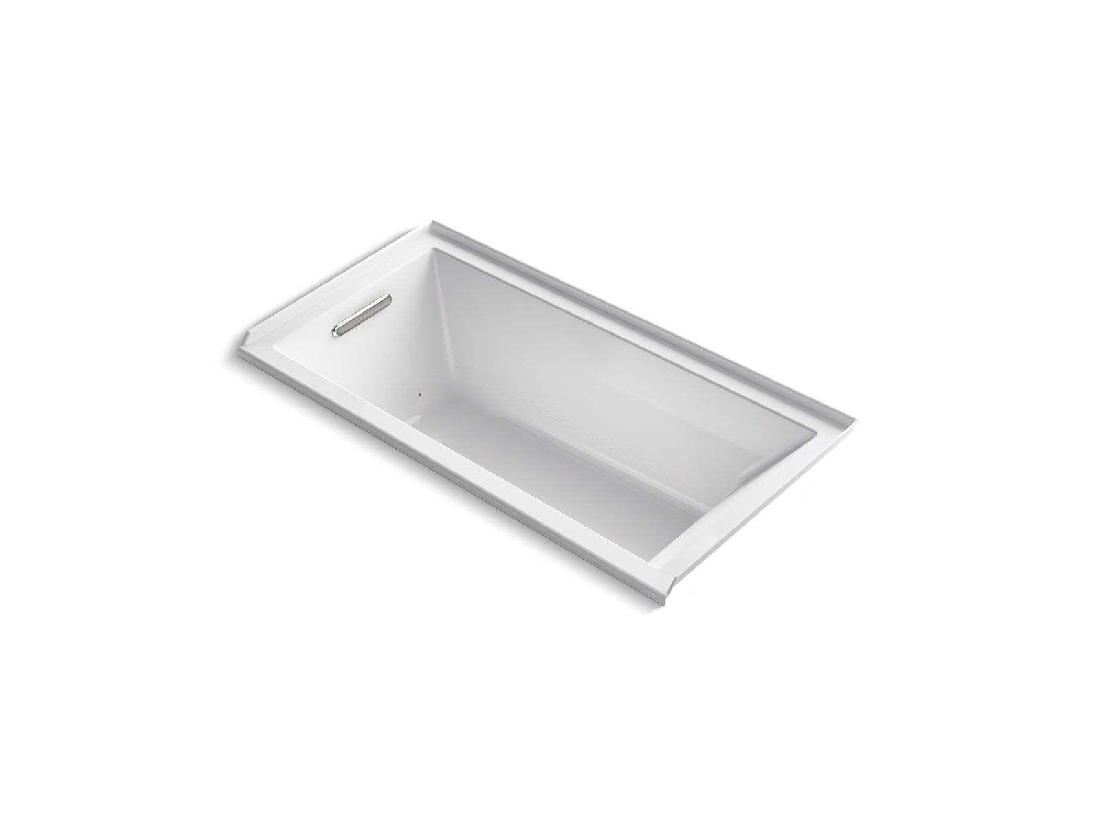 Underscore® 60" x 30" alcove VibrAcoustic® bath with Heated BubbleMassage™, left drain