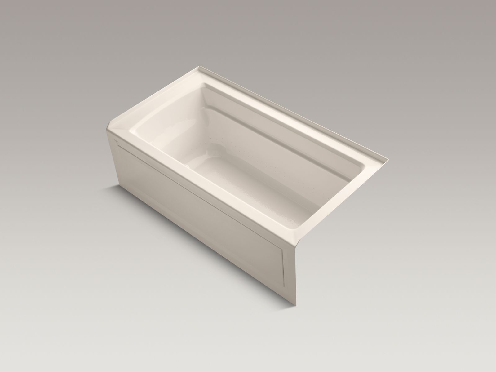 9341-archer-60-x-32-alcove-bubblemassage-air-bath-with-integral-apron-bask-heated-surface-and-right-hand-drain-4.jpg Archer® 60" x 32" alcove BubbleMassage™ air bath with integral apron, Bask® heated surface, and right-hand drain