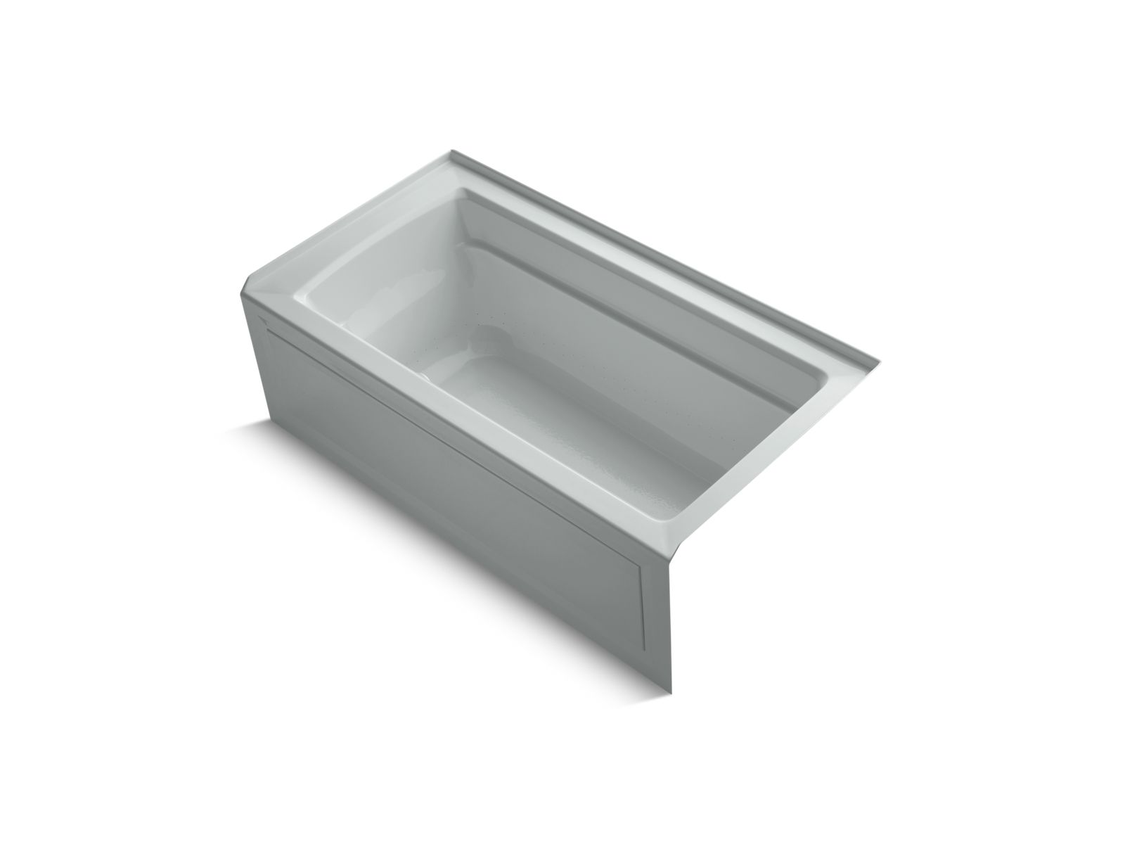 9341-archer-60-x-32-alcove-bubblemassage-air-bath-with-integral-apron-bask-heated-surface-and-right-hand-drain-7.jpg Archer® 60" x 32" alcove BubbleMassage™ air bath with integral apron, Bask® heated surface, and right-hand drain