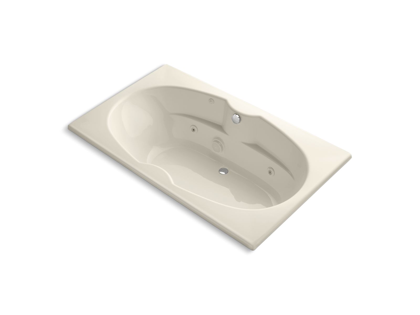 7242 72" x 42" drop-in whirlpool bath