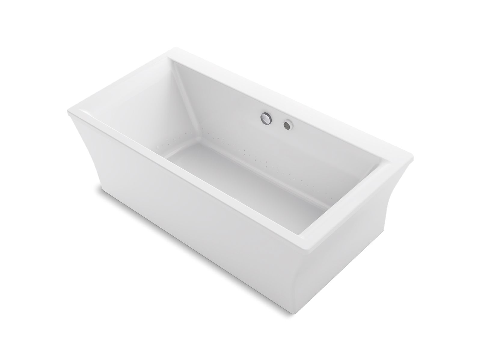 9538-stargaze-72-x-36-freestanding-heated-bubblemassage-air-bath-with-fluted-shroud-1.jpg Stargaze® 72" x 36" freestanding Heated BubbleMassage™ air bath with fluted shroud