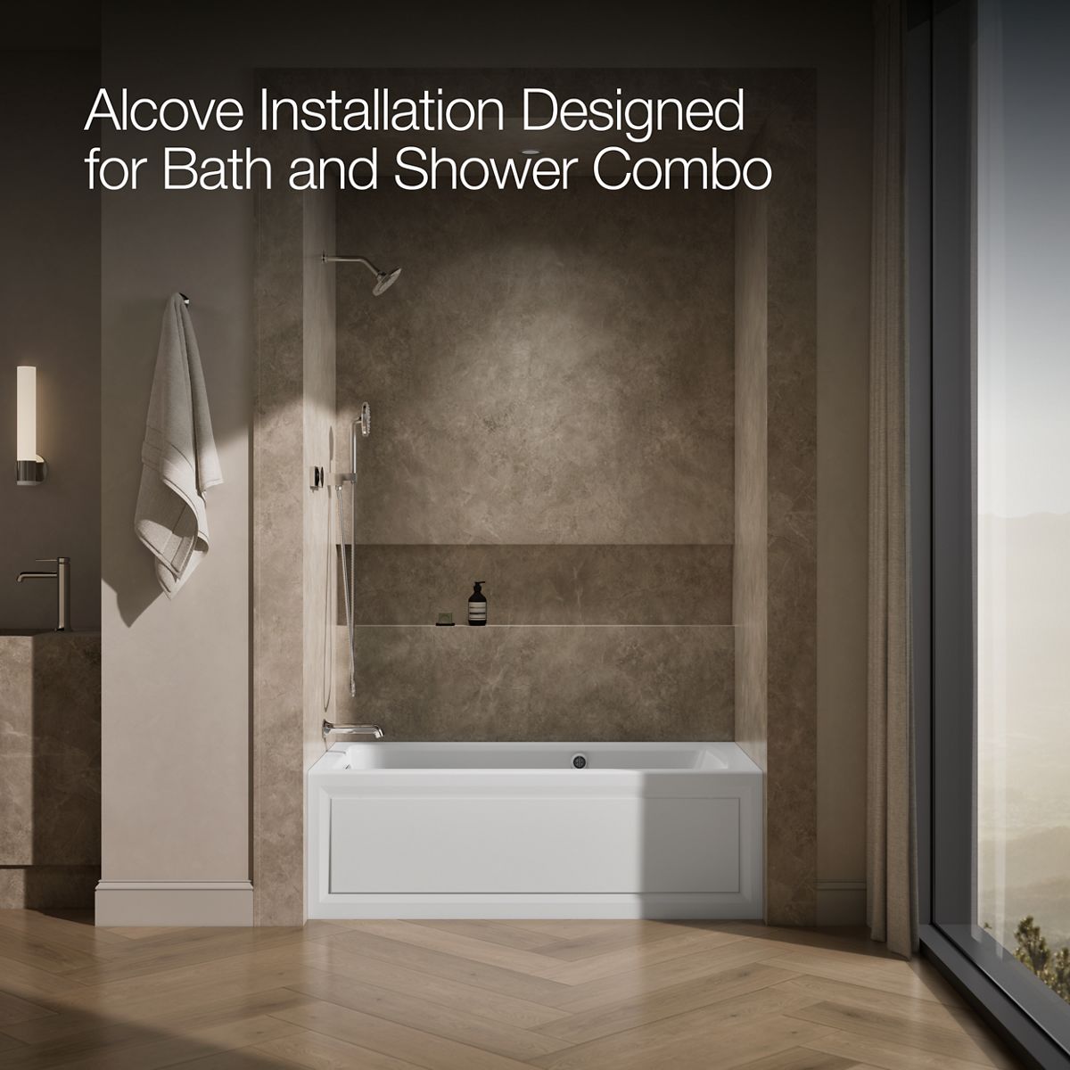 9592-archer-60-x-32-alcove-whirlpool-bath-with-bask-heated-surface-alcove-left-drain-20.jpg Archer® 60" x 32" alcove whirlpool bath with Bask® heated surface, alcove left drain