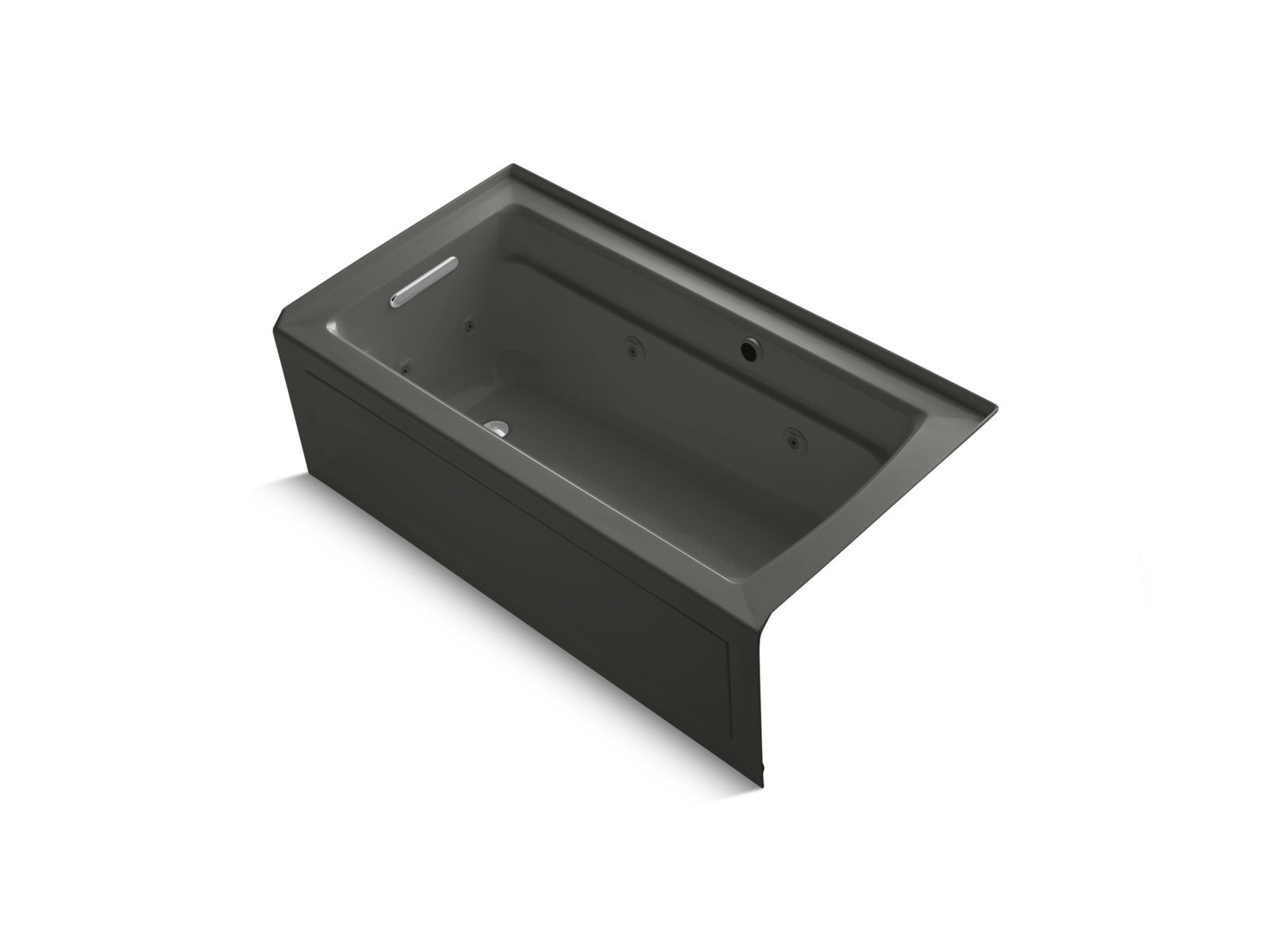 9592-archer-60-x-32-alcove-whirlpool-bath-with-bask-heated-surface-alcove-left-drain-5.jpg Archer® 60" x 32" alcove whirlpool bath with Bask® heated surface, alcove left drain