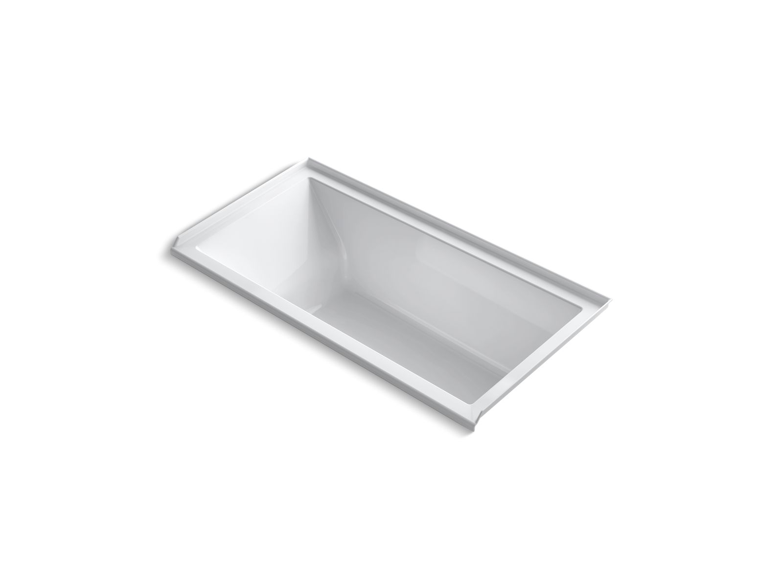 Underscore® 60" x 30" alcove VibrAcoustic® bath with Bask® heated surface, right drain