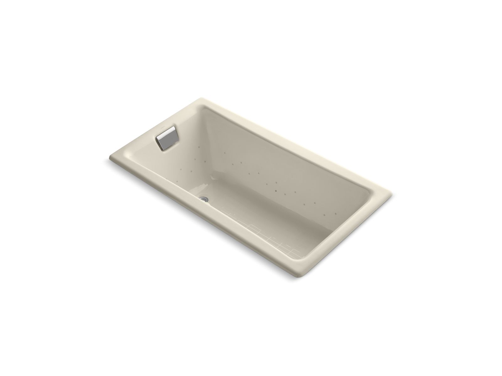9662-tea-for-two-60-x-32-drop-in-bubblemassage-air-bath-with-almond-airjet-finish-1.jpg Tea-for-Two® 60" x 32" drop-in BubbleMassage™ air bath with Almond airjet finish