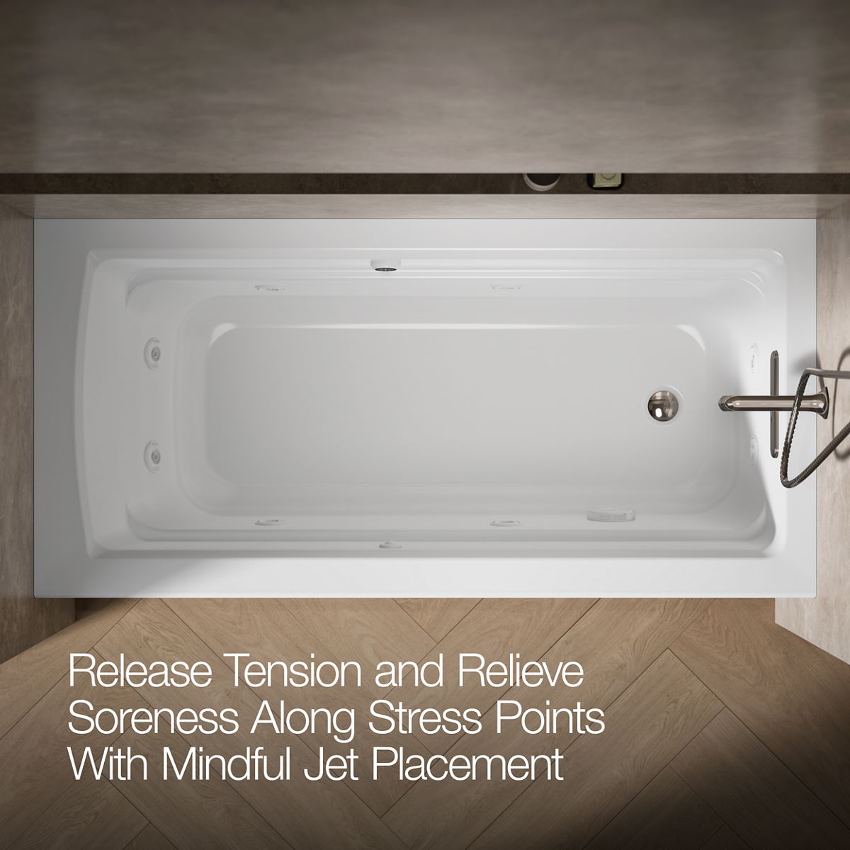 9706-archer-66-x-32-alcove-whirlpool-bath-with-bask-heated-surface-right-drain-27.jpg Archer® 66" x 32" alcove whirlpool bath with Bask® heated surface, right drain