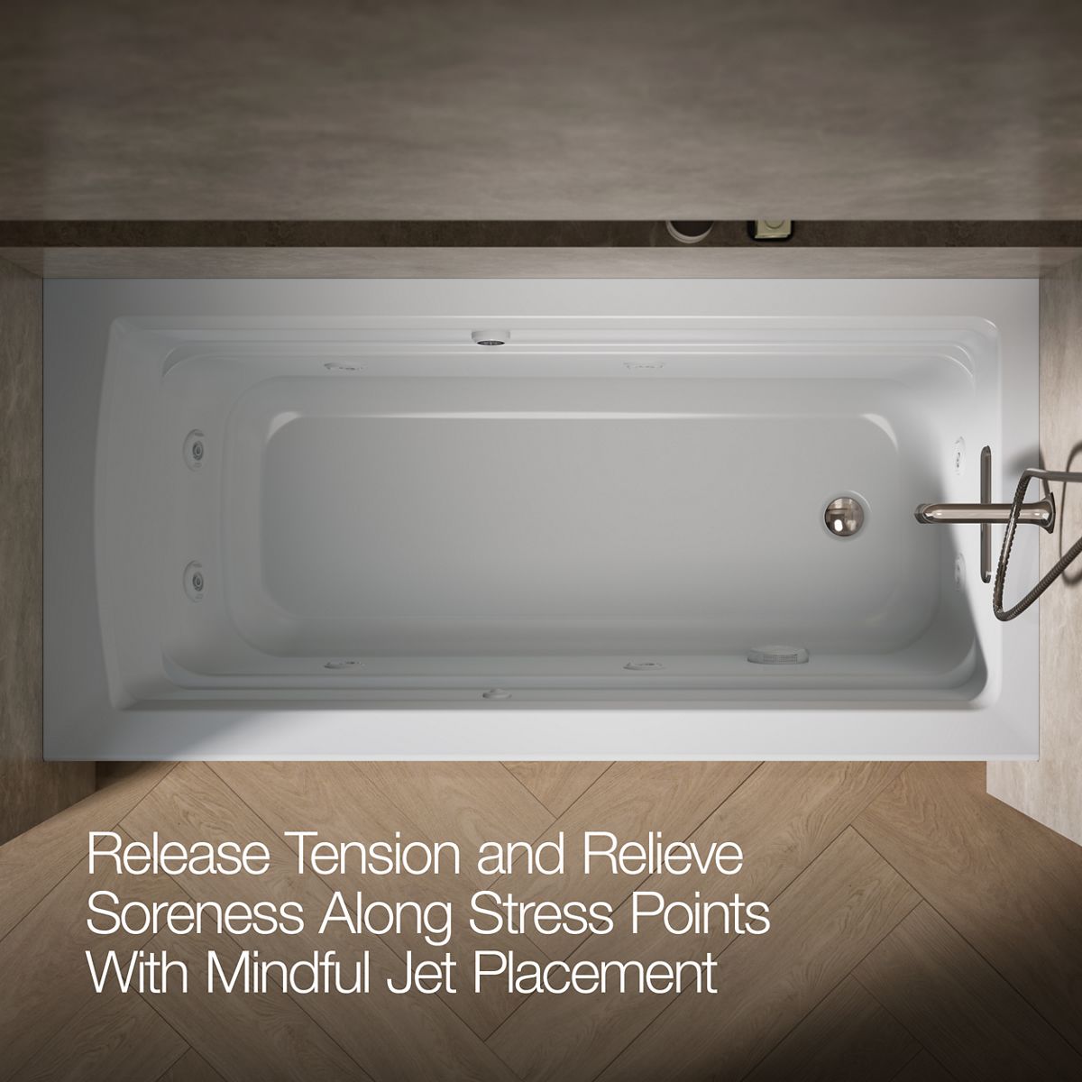 9706-archer-66-x-32-alcove-whirlpool-bath-with-bask-heated-surface-right-drain-29.jpg Archer® 66" x 32" alcove whirlpool bath with Bask® heated surface, right drain