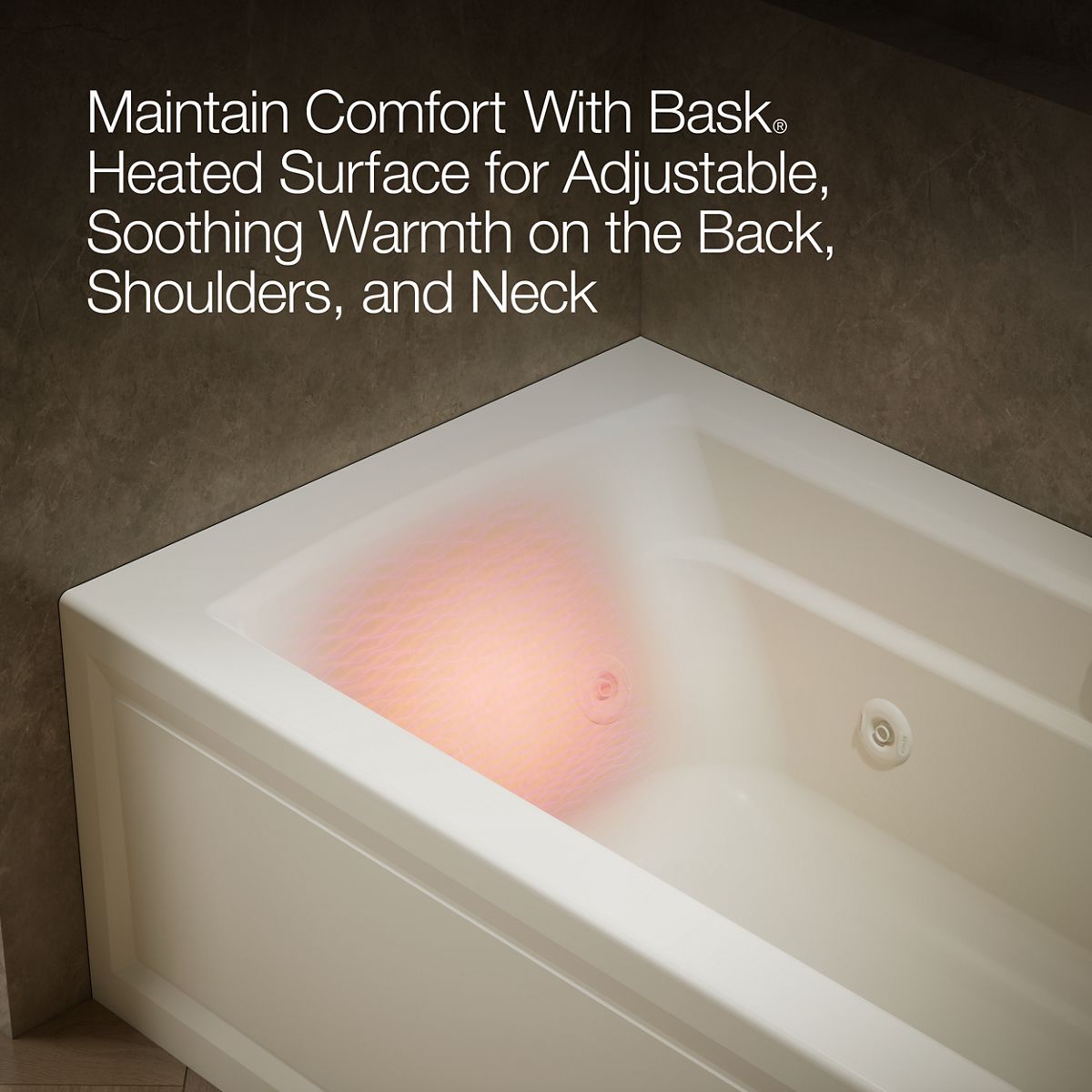 9706-archer-66-x-32-alcove-whirlpool-bath-with-bask-heated-surface-right-drain-34.jpg Archer® 66" x 32" alcove whirlpool bath with Bask® heated surface, right drain