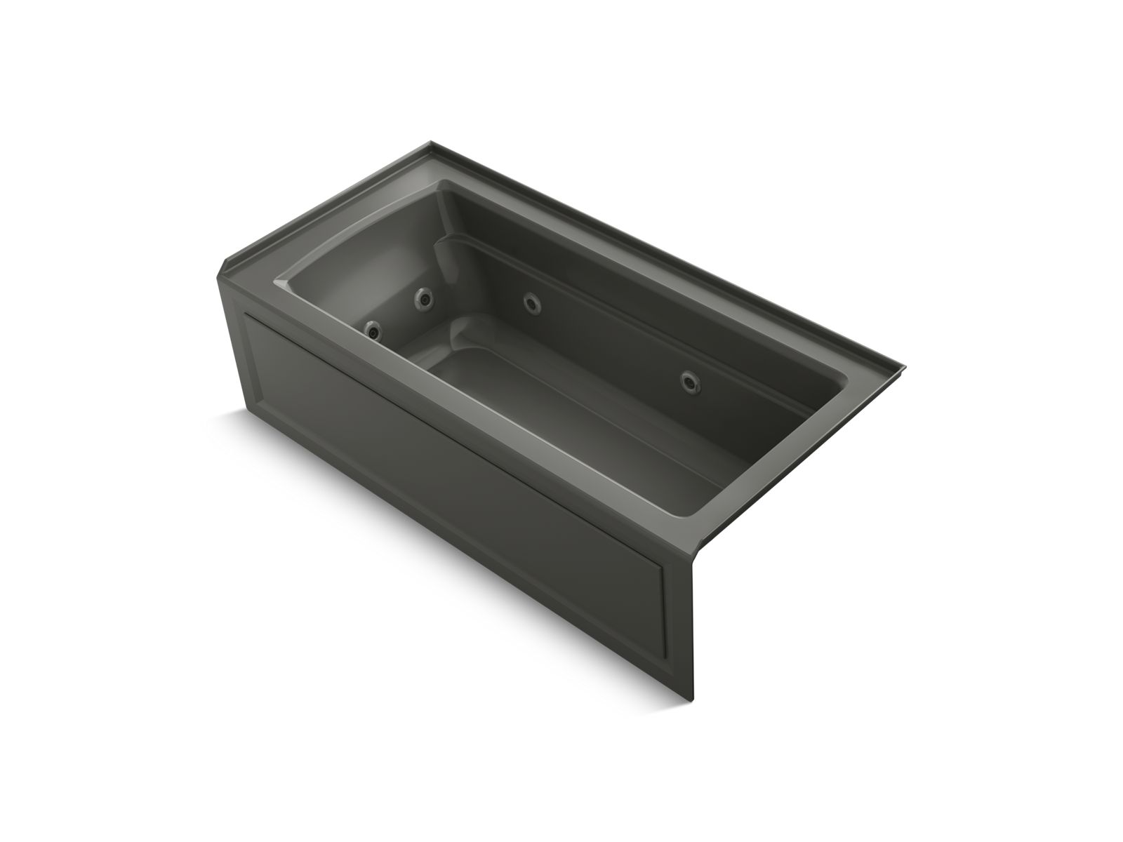 9706-archer-66-x-32-alcove-whirlpool-bath-with-bask-heated-surface-right-drain-4.jpg Archer® 66" x 32" alcove whirlpool bath with Bask® heated surface, right drain