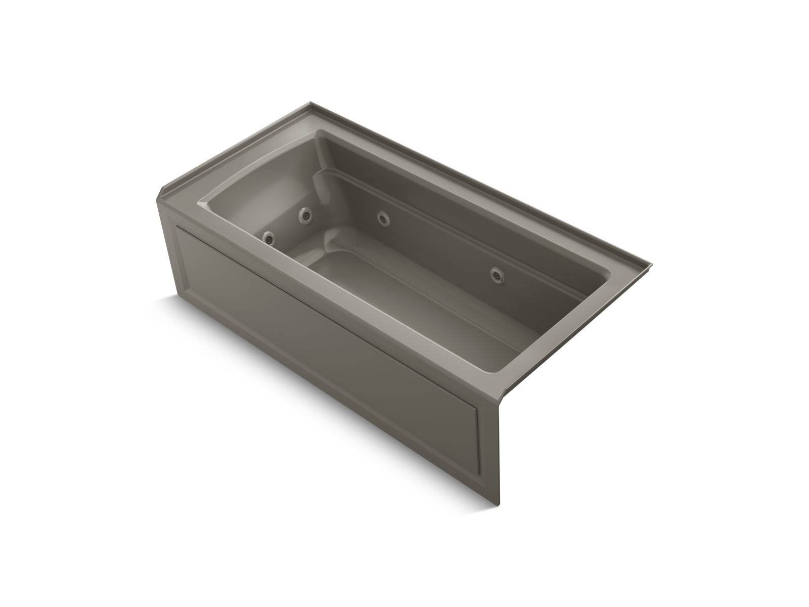 9706-archer-66-x-32-alcove-whirlpool-bath-with-bask-heated-surface-right-drain-9.jpg Archer® 66" x 32" alcove whirlpool bath with Bask® heated surface, right drain