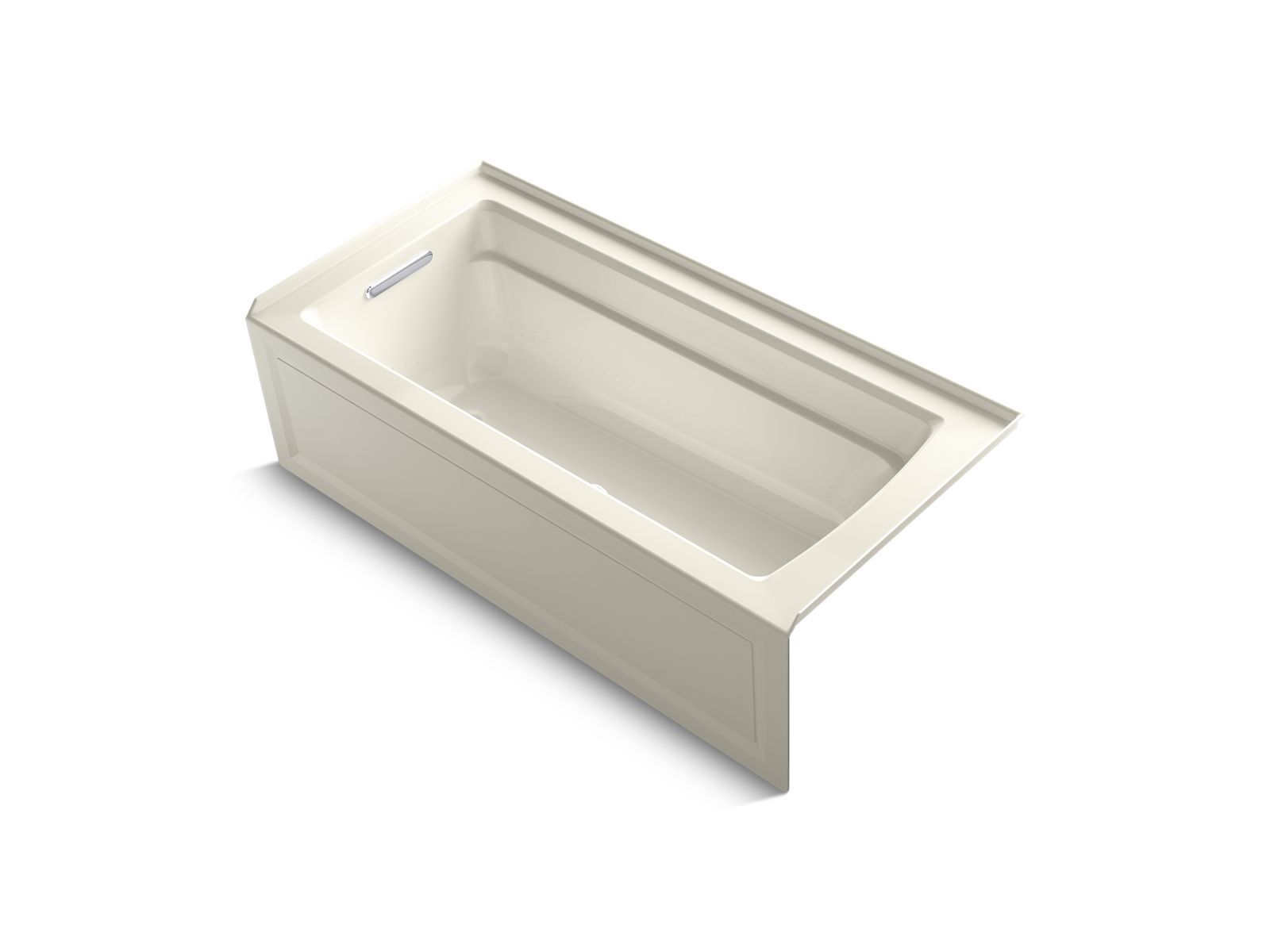9737-archer-66-x-32-alcove-bubblemassage-air-bath-with-integral-apron-left-hand-drain-and-bask-heated-surface-2.jpg Archer® 66" x 32" alcove BubbleMassage™ air bath with integral apron, left-hand drain and Bask® heated surface