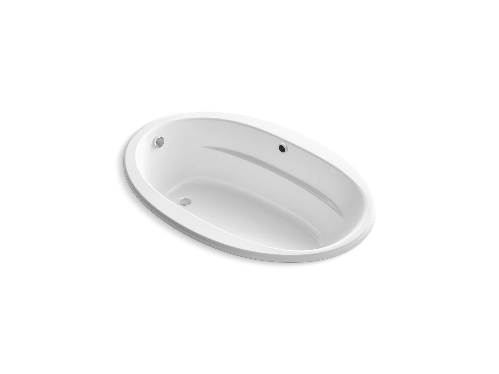 Sunward® 60" x 42" drop-in bath with Bask® heated surface