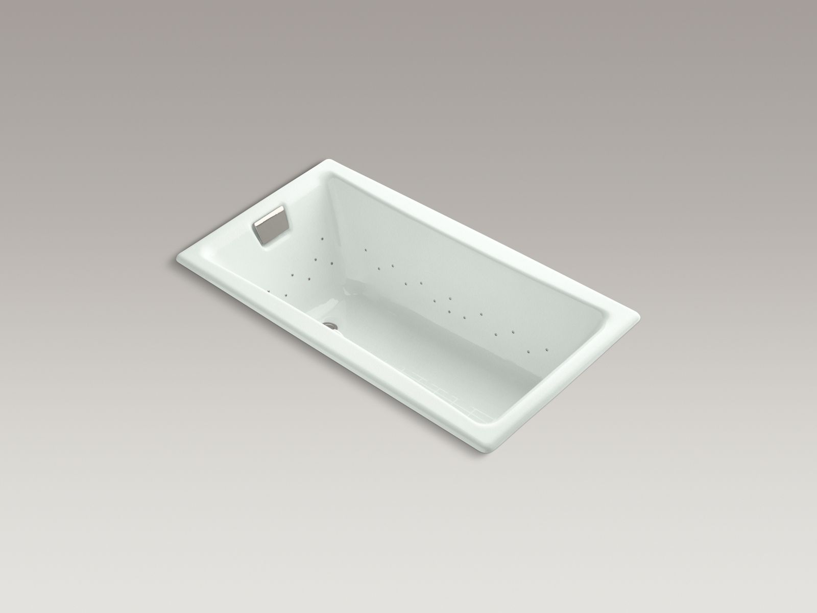 9823-tea-for-two-60-x-32-drop-in-bubblemassage-air-bath-with-vibrant-polished-nickel-airjet-finish-6.jpg Tea-for-Two® 60" x 32" drop-in BubbleMassage™ air bath with Vibrant® Polished Nickel airjet finish