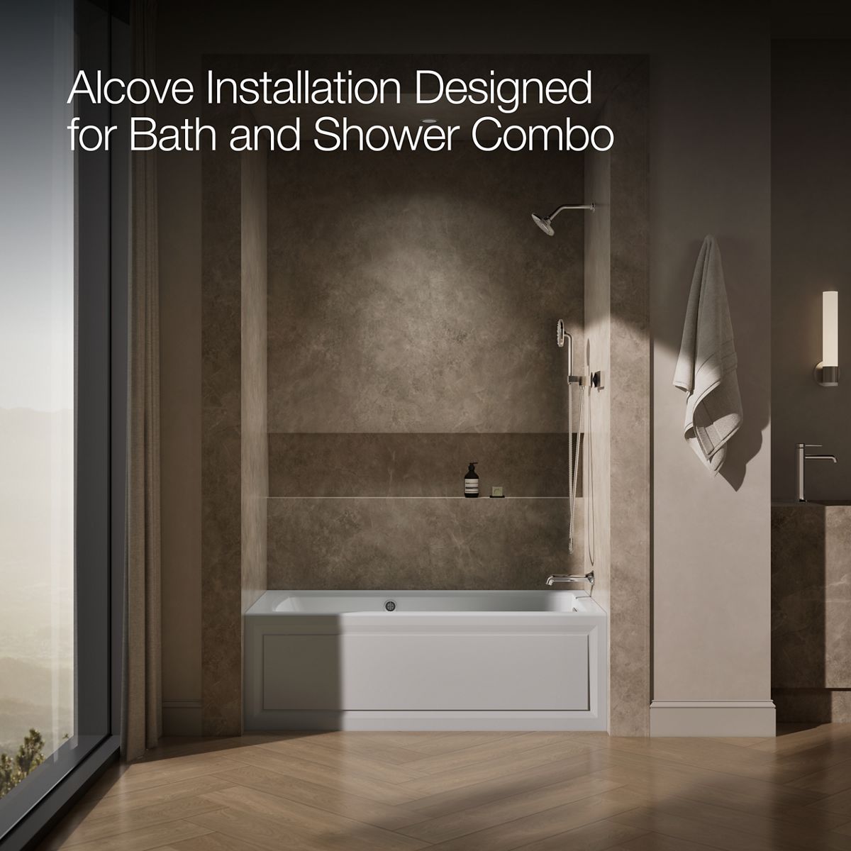 9855-archer-60-x-32-alcove-whirlpool-bath-with-bask-heated-surface-right-drain-22.jpg Archer® 60" x 32" alcove whirlpool bath with Bask® heated surface, right drain