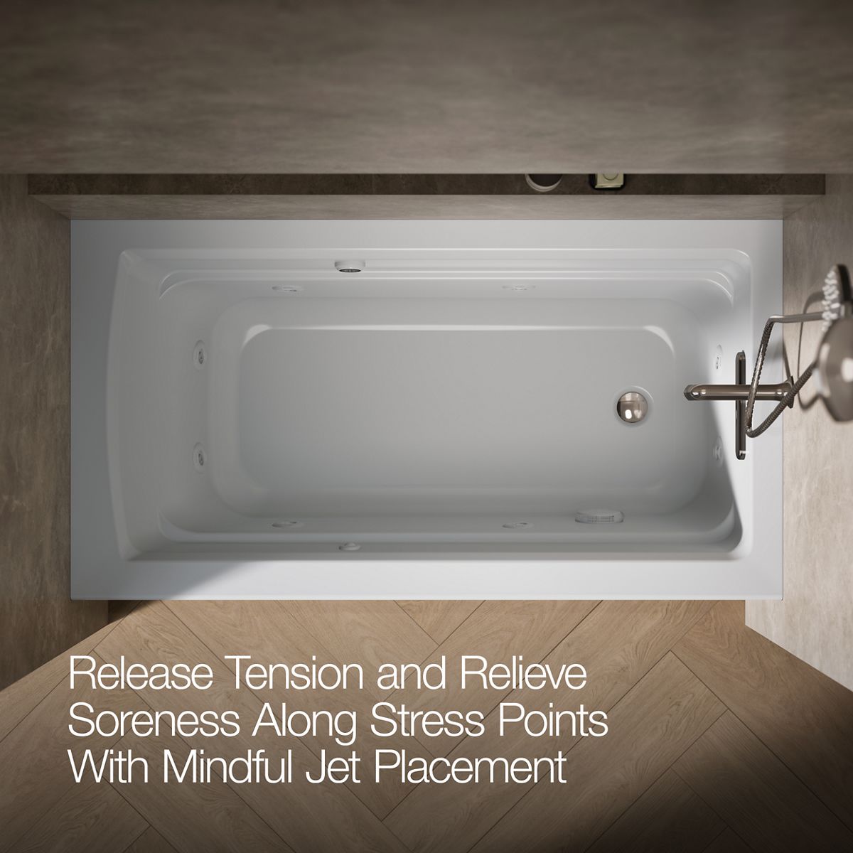 9855-archer-60-x-32-alcove-whirlpool-bath-with-bask-heated-surface-right-drain-30.jpg Archer® 60" x 32" alcove whirlpool bath with Bask® heated surface, right drain