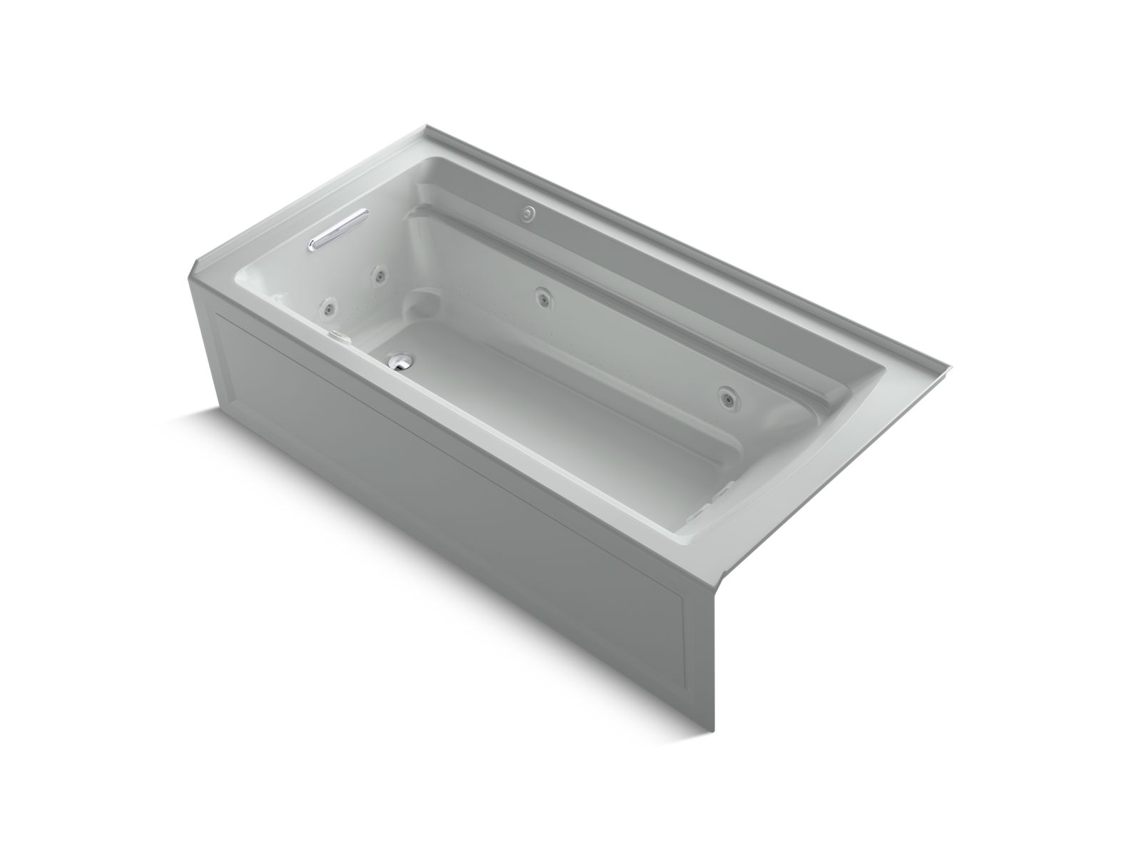 9871-archer-72-x-36-integral-apron-bubblemassage-air-bath-and-whirlpool-with-left-hand-drain-7.jpg Archer® 72" x 36" integral apron BubbleMassage™ air bath and whirlpool with left-hand drain