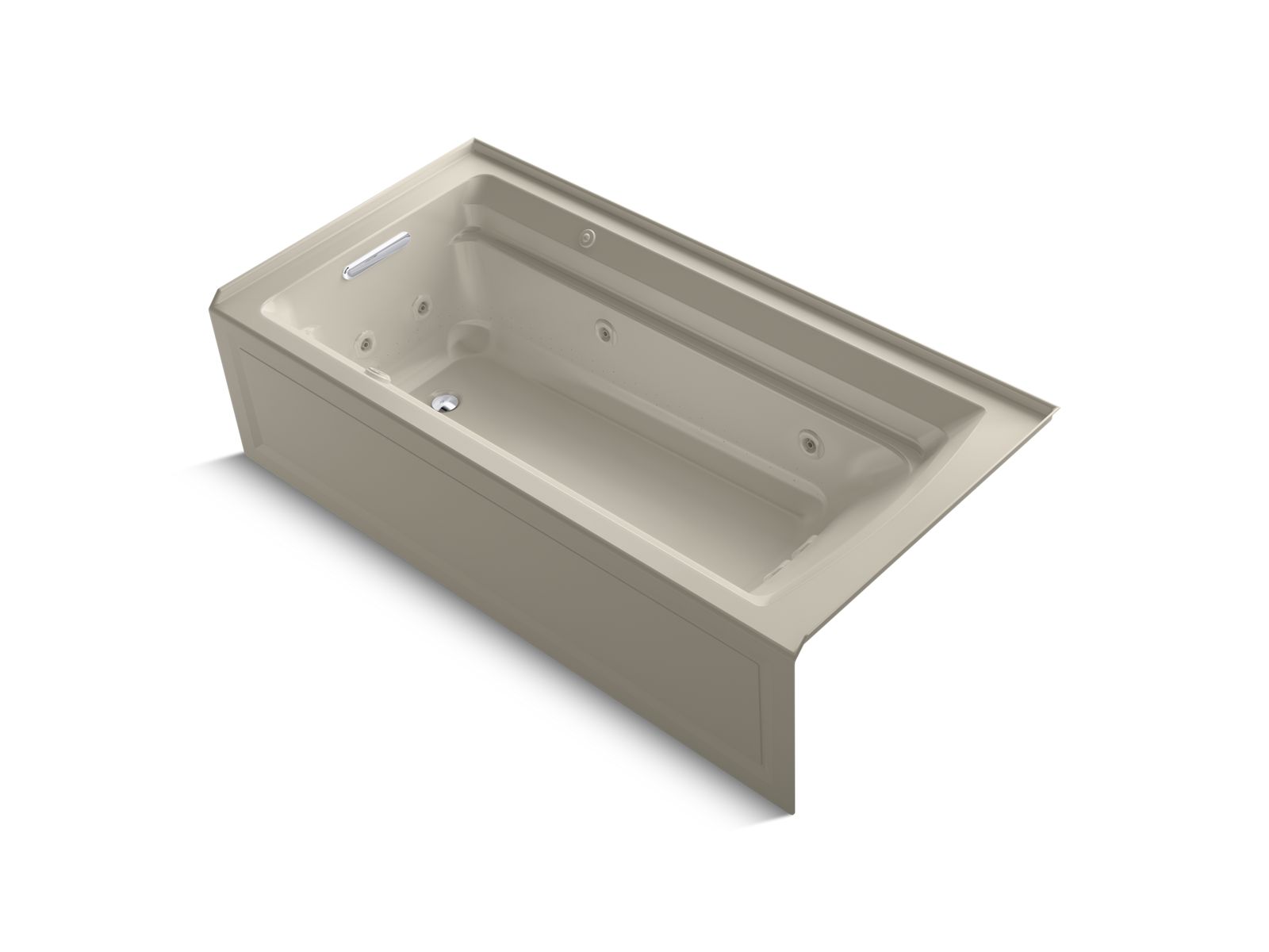 9871-archer-72-x-36-integral-apron-bubblemassage-air-bath-and-whirlpool-with-left-hand-drain-9.jpg Archer® 72" x 36" integral apron BubbleMassage™ air bath and whirlpool with left-hand drain
