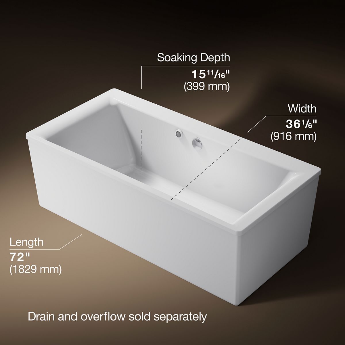 9934-stargaze-72-x-36-freestanding-bath-with-bask-heated-surface-and-straight-shroud-4.jpg Stargaze® 72" x 36" freestanding bath with Bask® heated surface and straight shroud