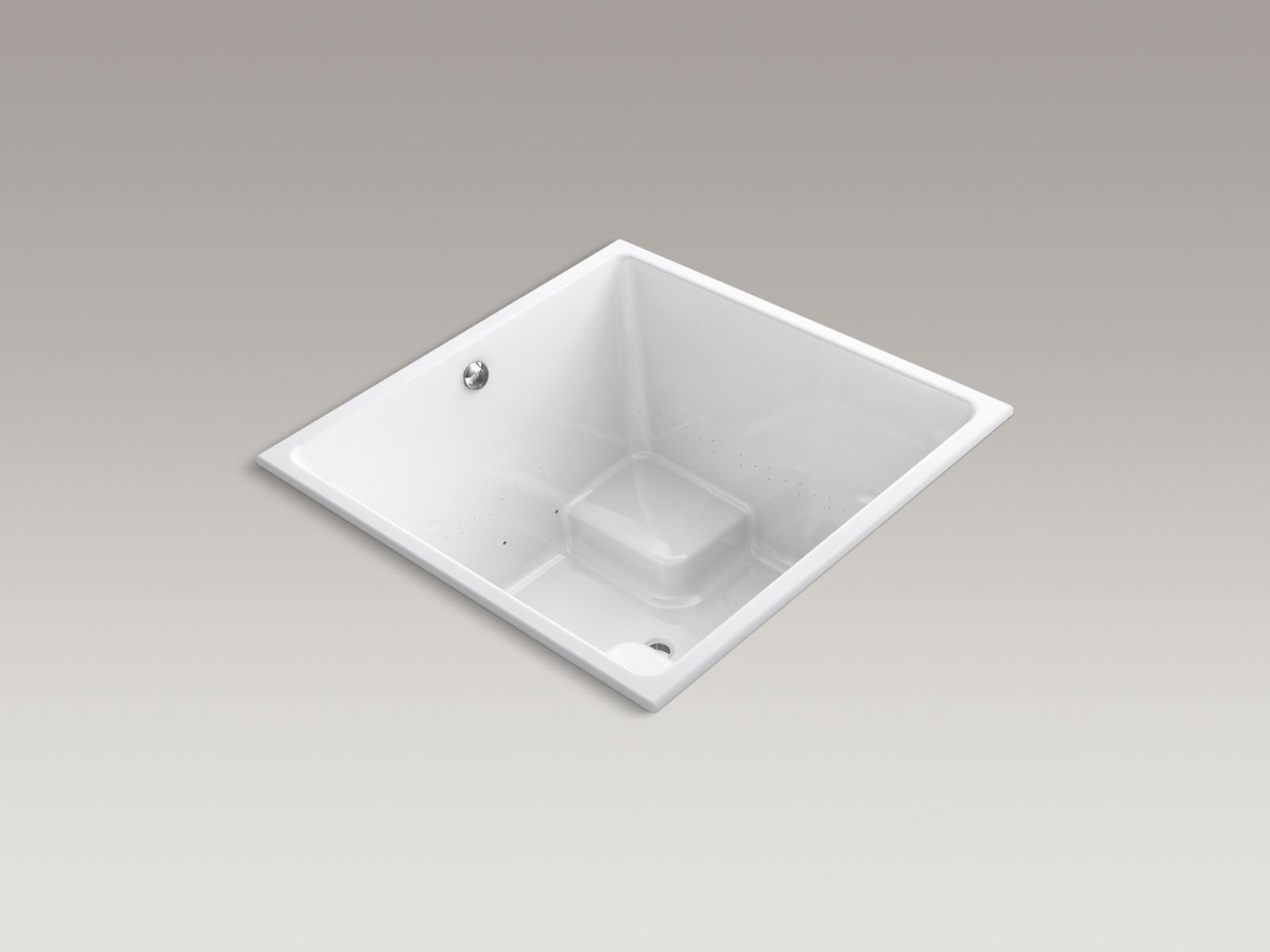 Underscore® 48" x 48" Heated BubbleMassage™ air bath with Bask® heated surface